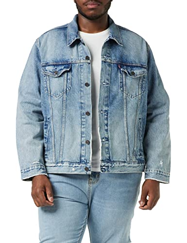 Levi's Herren The Trucker Jacke,Light Indigo Destructed,XXL von Levi's