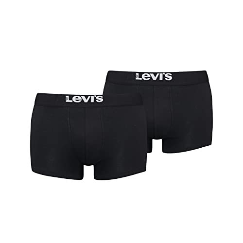 Levi's Herren Trunk Unterwäsche, Schwarz, M (2er Pack) von Levi's