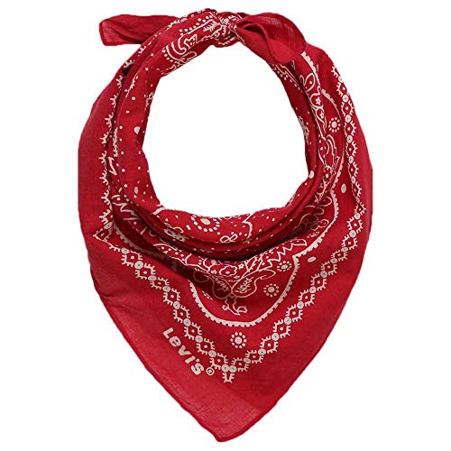 Levi's Herren Paisley Bandana Tuch, Rot (Regular Red), Einheitsgröße von Levi's