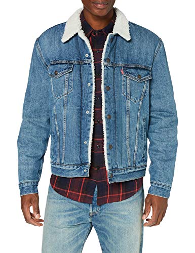 Levi's Herren Type 3 Sherpa Trucker Jacket, Fable, L von Levi's