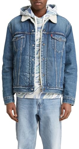 Levi's Herren Type 3 Sherpa Trucker Jacket, Fable, XL von Levi's