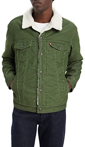 Levi's Herren Type 3 Sherpa Trucker Jacket, Sea Moss Cord Trucker, XS Levi's Herren Type 3 Sherpa Trucker Jacket, Sea Moss Cord Trucker, XS von Levi's
