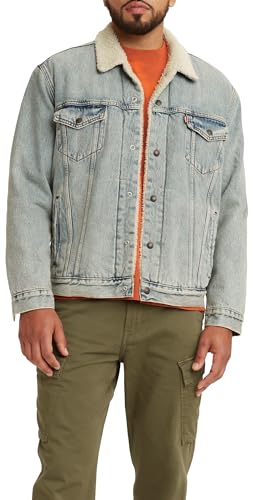 Levi's Herren Type 3 Sherpa Trucker Jacket, Stonebridge, XS Levi's Herren Type 3 Sherpa Trucker Jacket, Stonebridge, XS von Levi's