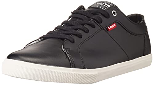 Levi's Herren Woods Sneaker, Schwarz (Noir Regular Black), 40 EU von Levi's