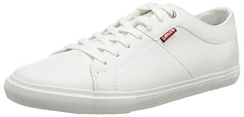 Levi's Herren Woods Sneaker, Weiß (Brillant White), 40 EU von Levi's