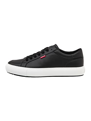 Levi's Herren Woodward Rugged Low Sneakers, Regular Black, 41 EU von Levi's