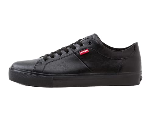 Levi's Herren Woodward Sneaker, Brilliant Black, 39 EU von Levi's