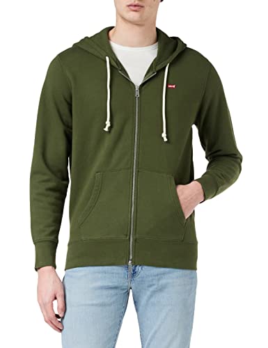 Levi's Herren Zip Up Sweatshirt Mossy Green (Grün) XS von Levi's