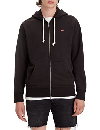 Levi's Herren New OriginalSweatshirt mit Reißverschluss, Meteorite, Schwarz, M von Levi's