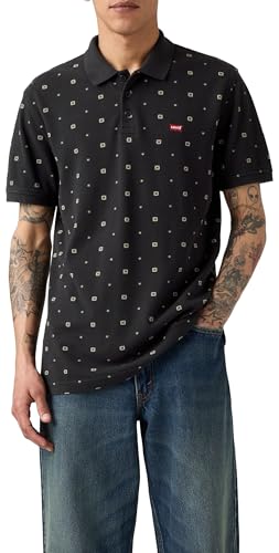 Levi's Hm Polo Ebba Geo Jet Black Print P von Levi's