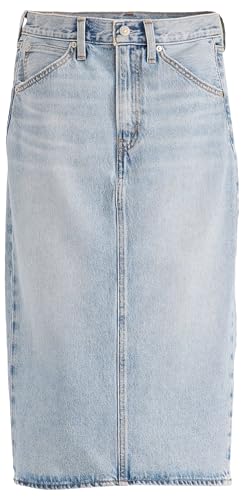 Levi's Hr Back Slit Skirt Riveting Clean Hem von Levi's