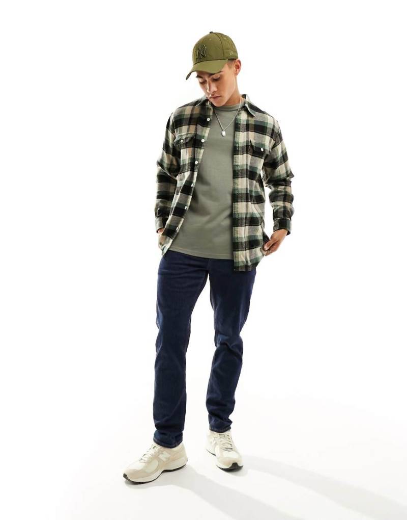 Levi's - Jackson - Worker-Hemd in kariertem Grau von Levi's
