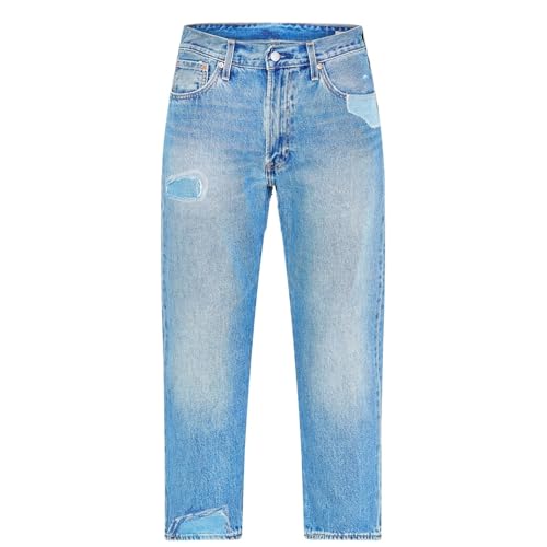 Levi's Jeans 551z Authntic Straight Herren Farbe Light Indigo - Worn Modell A0927-0019, Light Indigo Worn In, 28 von Levi's