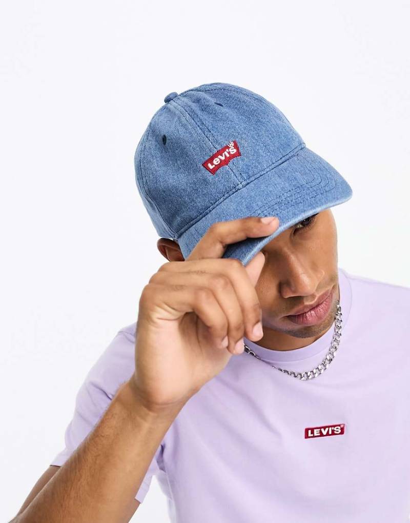 Levi's - Jeans-Kappe in Blau mit Fledermaus-Logo von Levi's