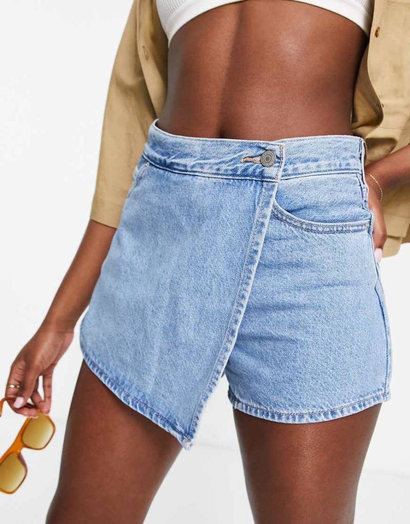 Levi's - Jeans-Skort in heller Waschung-Blau von Levi's