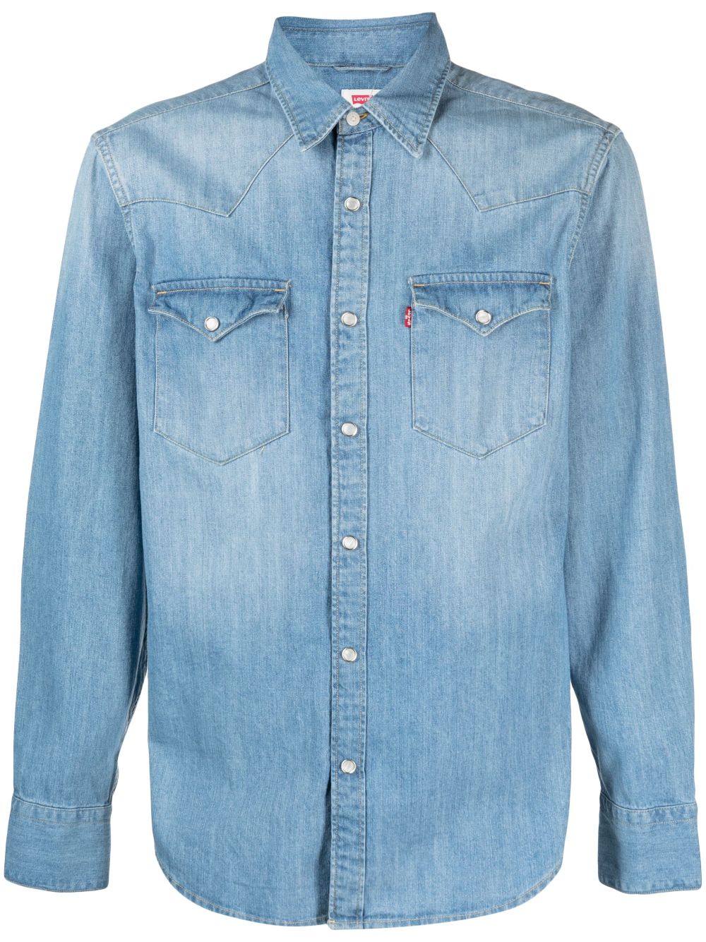 Levi's Jeanshemd mit Logo-Patch - Blau von Levi's