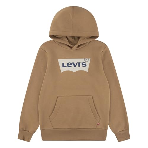 Levi's Jungen Boy's Lvb Batwing Screenprint Hoodie Sweatshirt Kapuzenpullover, braun, 14 Jahre von Levi's