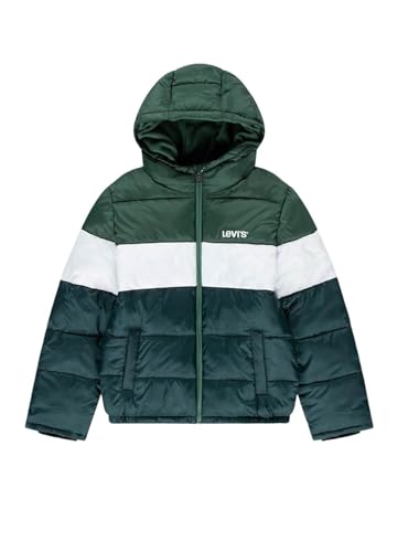 Levi's Jungen Lvb Color Block Puffer Jacke, Bistro Green, 10 Jahre von Levi's