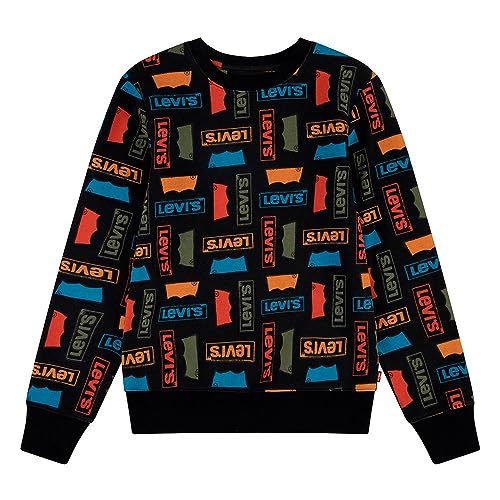 Levi's Kids Lvb logo all over print crewneck Jungen Météorite 3 Jahre von Levi's