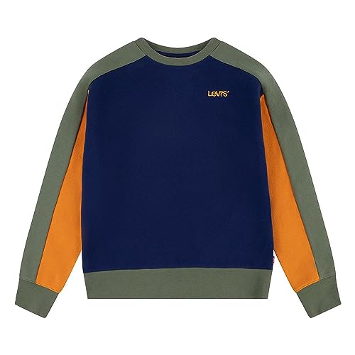 Levi's Kids Lvb logo colorblock crew Jungen Ocean Cave 10 Jahre von Levi's