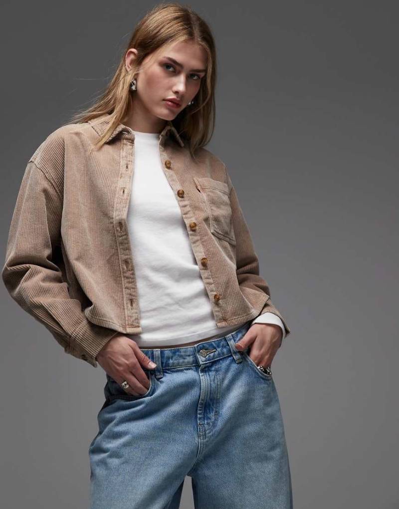 Levi's - Kastiges Cordhemd in Hellbraun-Brown Levi's - Kastiges Cordhemd in Hellbraun-Brown von Levi's