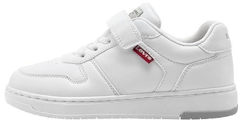 Levi's Kick-Top mit Klettverschluss, elastisch Sneaker, Regular White, 31 EU Levi's Kick-Top mit Klettverschluss, elastisch Sneaker, Regular White, 31 EU von Levi's