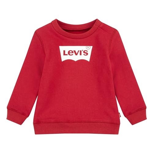 Levi's Kids Batwing crewneck sweatshirt Baby Jungen Levis Red/White 3 Jahre von Levi's