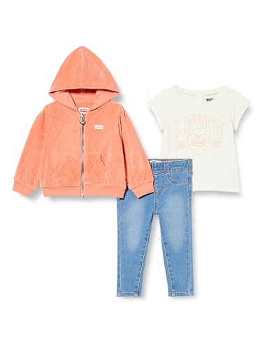 Levi's Kids Lvg denim pant and full zip Baby Mädchen TERRA COTTA 18 Monate von Levi's