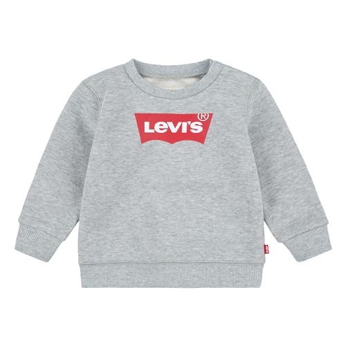 Levi's Kids Batwing crewneck sweatshirt Baby Jungen Grey Heather 9 Monate von Levi's
