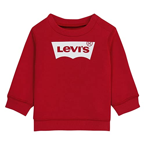 Levi's Kids Batwing crewneck sweatshirt Baby Jungen Levis Red/White 9 Monate von Levi's