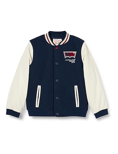 Levi's Kids Jungen LVB Varsity Jacket 8EH926 Schwere Oberbekleidung, Blau, 3 Jahre von Levi's Kids