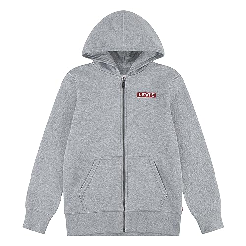 Levi's Kids Lvn boxtab full zip hoodie Jungen Grey Heather 14 Jahre von Levi's