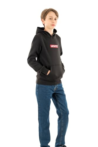 Levi's Kids Lvn boxtab pullover hoodie Jungen Black 01 12 Jahre von Levi's