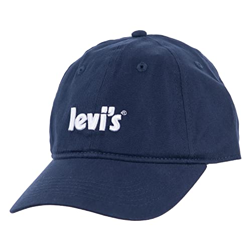 Levi's Kids Lan poster logo cap Unisex Naval Academy Taille unique von Levi's