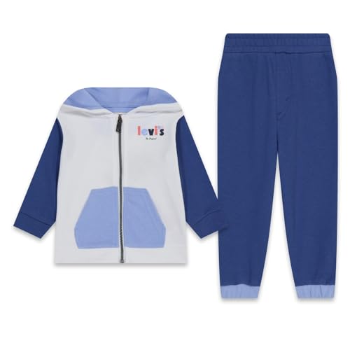 Levi's Kids Lvb colorblock hoodie set Baby - Jungen 9 Monate True Navy von Levi's