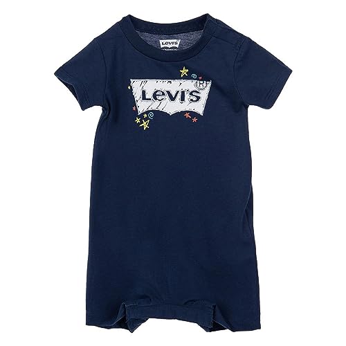 Levi's Kids Lvb doodle batwing romper Baby - Jungen 3 Monate Naval Academy von Levi's