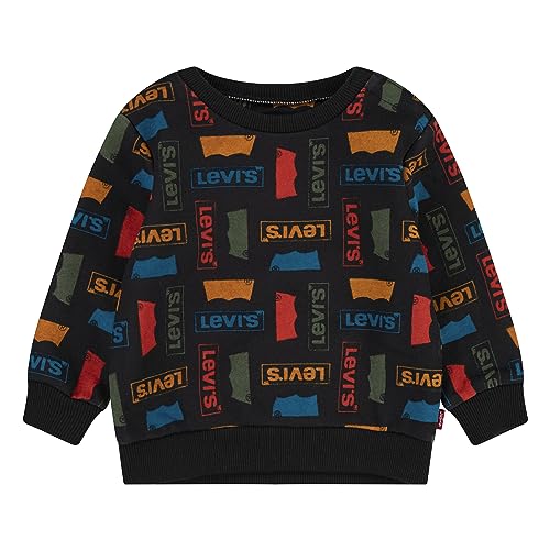 Levi's Kids Lvb logo all over print crewneck Jungen Météorite 18 Monate von Levi's