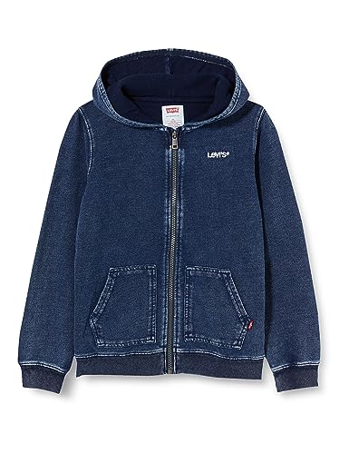 Levi's Kids Lvb logo indigo full zip hoodie Jungen Out Of The Blue 3 Jahre von Levi's