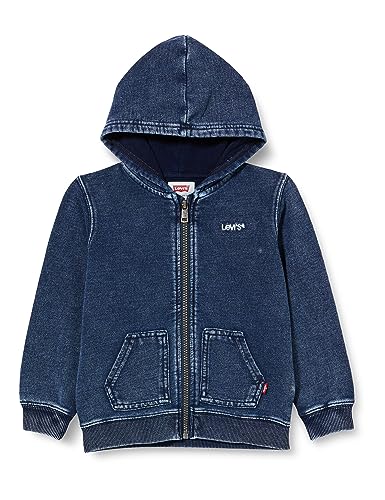 Levi's Kids Lvb logo indigo full zip hoodie Jungen Out Of The Blue 3 Jahre von Levi's