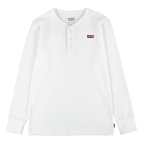 Levi's Kids Lvb ls thermal henley knit top Jungen Crème (Sugar Swizzle) 2 Jahre von Levi's