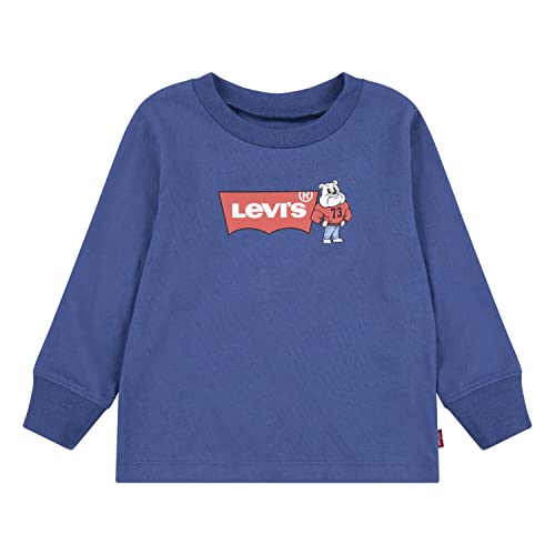 Levi's Kids Lvb mascot batwing ls Baby - Jungen 24 Monate Marineblau (True Navy) von Levi's