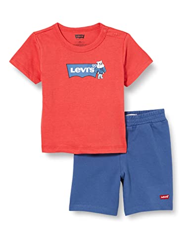 Levi's Kids Lvb mascot batwing short set Baby - Jungen 18 Monate Pastel Turquoise von Levi's