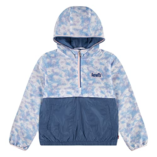 Levi's Kids Lvg color blocked anorak Mädchen 10 Jahre Marineblau (True Navy) von Levi's