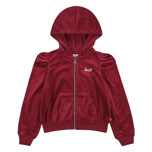 Levi's Kids Lvg meet and greet velour hoodie Mädchen Rhododendron Levis 5 Jahre von Levi's