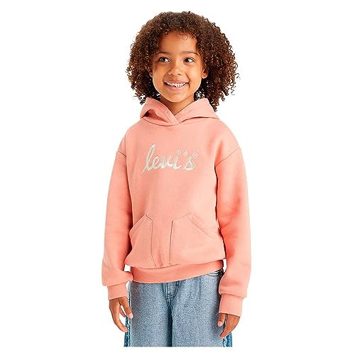 Levi's Kids Lvg poster logo hoodie Mädchen Terra Cotta. 6 Jahre von Levi's