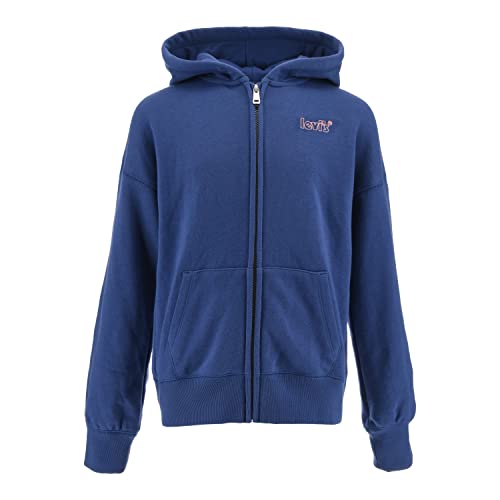 Levi's Kids Lvg poster logo zip up hoodie Mädchen 12 Jahre Marineblau (True Navy) von Levi's