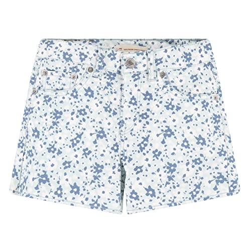 Levi's Kids Lvg printed girlfriend shorts Mädchen 12 Jahre Porcelain Blue von Levi's