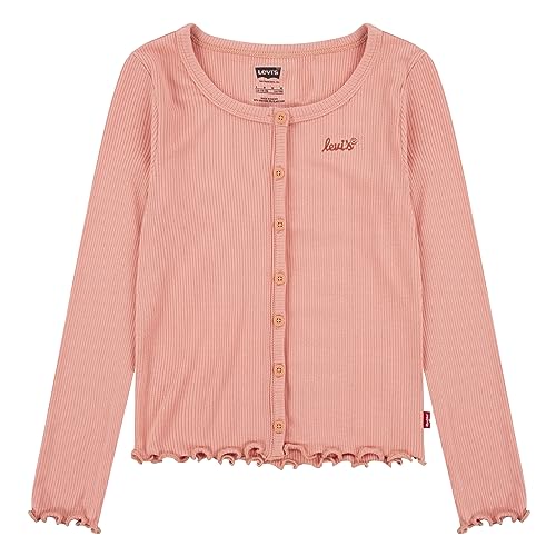 Levi's Kids Lvg solid ls scoop neck rib top Mädchen Terra Cotta. 2 Jahre von Levi's