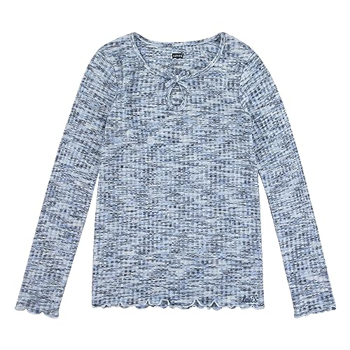 Levi's Kids Lvg space dye ls knit top Mädchen Couronne Bluee. 10 Jahre von Levi's