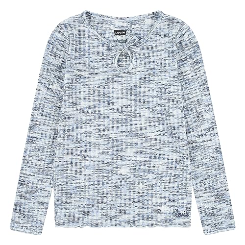 Levi's Kids Lvg space dye ls knit top Mädchen Couronne Bluee. 4 Jahre von Levi's